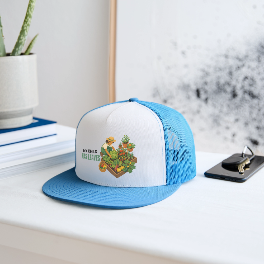 Plant Parent Cap - white/blue