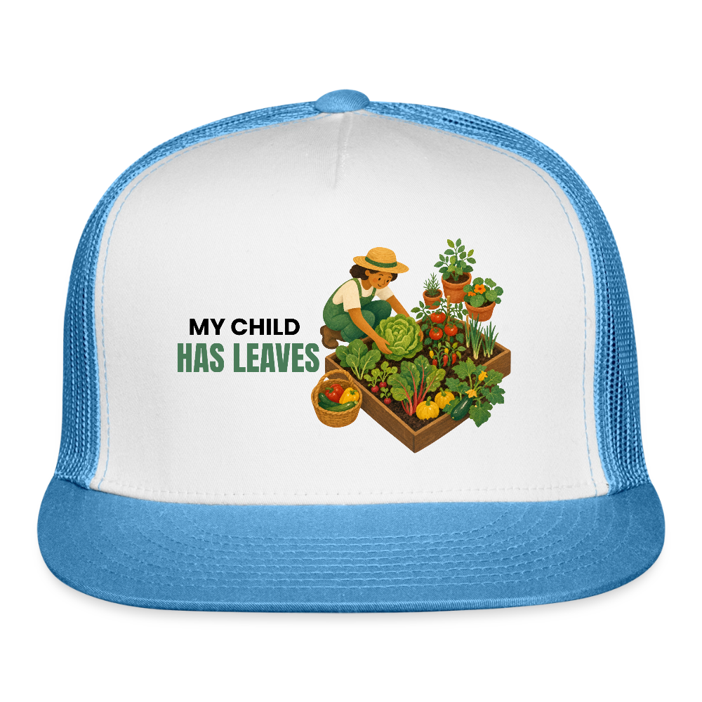 Plant Parent Cap - white/blue