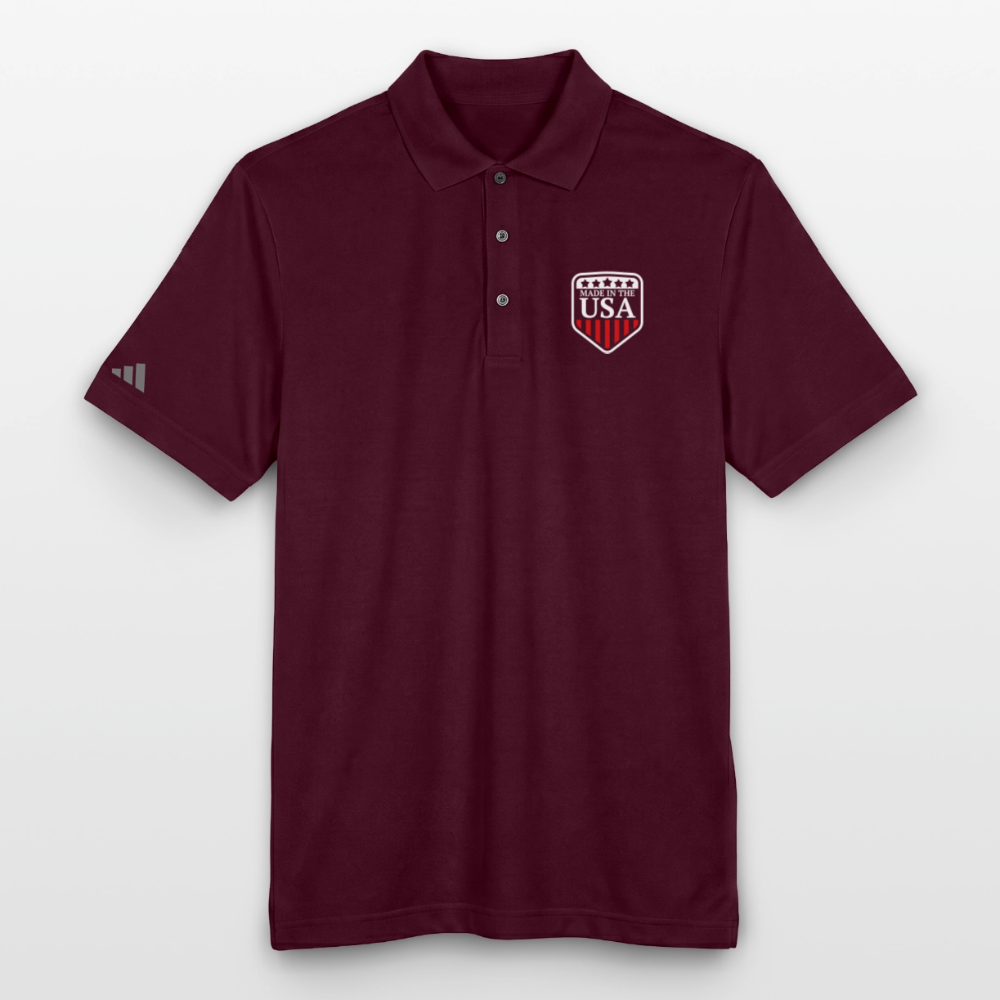 Adidas Performance Polo - maroon