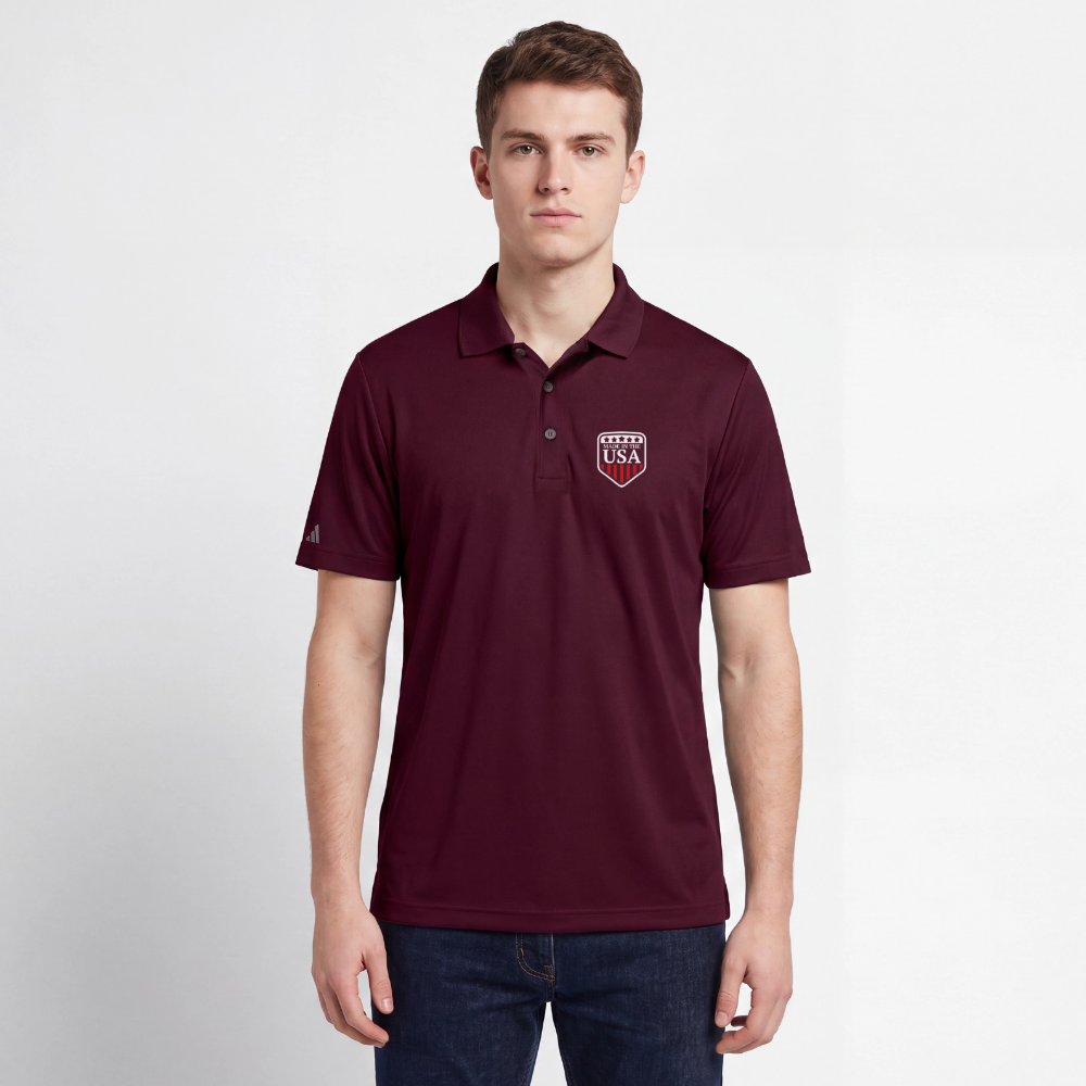 Adidas Performance Polo - maroon